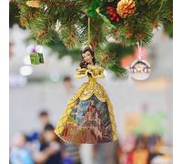 ( Belle) Princess Christmas Tree Pendant Xmastree Ornaments Holiday Hanging Decor