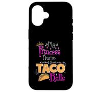 Belle Taco Mexican Food Lover Fiesta Taco Night Humor Tacos Case for iPhone 16