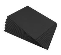Belle Vous 10 Pack A4 Black EVA Foam Sheets - L30 x W23cm / 12 x 9 Inches - 2mm Thick Craft Sheets for Cosplay, Halloween, Paper Scrapbooking, DIY Arts and Crafts Projects