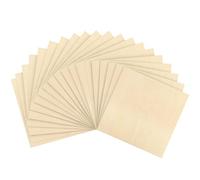 Belle Vous 20 Pack 3mm Birch Plywood Sheets - 30 x 30cm/12 x 12 Inches - Unfinished DIY Wood Panel - Wooden Planks Board - Laser Cutting Project, Painting, Modelling, Engraving
