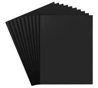 Belle Vous A4 Black EVA Foam Cut (Pack of 10) - L30 x W23 cm - 6 mm Thick Foam Pads for Cosplay, Halloween, Paper Scrapbooking, DIY Arts and Crafts Projects