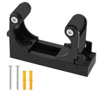 Belle Vous Bike Wall Mount Storage Clip - Adjustable Bicycle Parking Clip for Wall with Mounting Screws for Indoor/Outdoor - Store Hybrid, Road & Mountain Bikes - Horizontal/Vertical Mounting
