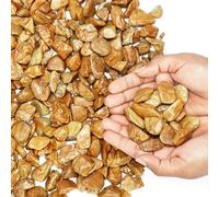 Belle Vous Brown Decorative Natural Pebbles - 3.5kg/7.7lbs Mini Assorted Stones - Decorative River Gravel for Vase Filler, Garden Plant Pots & Aquariums