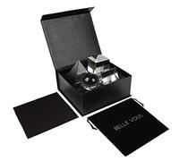 BELLE VOUS Glass Prism, Cube, Crystal Ball & Pyramid Photography Accessories Set - Refractor Photography Props with Pouch, Cloth & Box - Physics/Photography Gifts