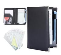 BELLE VOUS Guest Checks Server Note Pads with Folder - 10 Books/500 Sheets - Waiter/Waitress Paper Checks Notepads for Restaurant Food Order Receipt