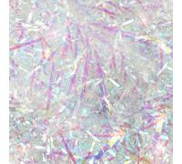 Belle Vous Shredded Iridescent Paper (500 Grams) - PP Hamper Fill Strands - Sparkly Crinkle Confetti/Tissue Paper Shreds for DIY Gift Packaging, Party Supplies, Box/Basket Filler, and Gift Wrapping