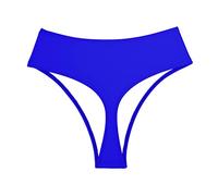 Bellecarrie Women's Thong Rave Bottoms High Waisted High Cut Bikini Bottoms…, Royal Blue, XL