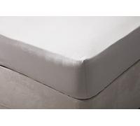 Belledorm 100% Brushed Cotton - Fitted Sheet - 12" Box (Grey, King)