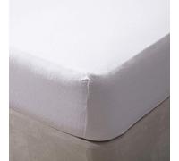 Belledorm 100% Brushed Cotton Flannelette 12 Inch Deep Fitted Sheet, White, Single