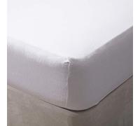 Belledorm 100% Brushed Cotton Flannelette 15 Inch Extra Deep Fitted Sheet, White, Three Quarter