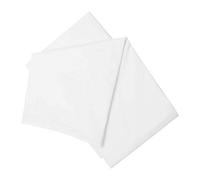 Belledorm 100% Brushed Cotton Flannelette Flat Sheet, White, King/Super King