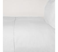 Belledorm 100% Cotton Sateen Duvet Cover - White - Emperor - White - 100% Cotton