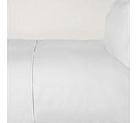 Belledorm 100% Cotton Sateen Duvet Cover - White - White - Single