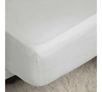 Belledorm 100% Cotton Sateen Extra Deep Fitted Sheet Ivory (Single)