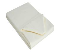 Belledorm 100% Cotton Sateen Flat Sheet - Ivory - Emperor - Ivory - 100% Cotton