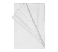 Belledorm 100% Cotton Sateen Flat Sheet - White - Single - White - 100% Cotton