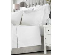 belledorm 100% Egyptian Cotton 1000 Thread Count Flat Sheet White