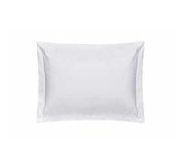 Belledorm 1000 Thread Count Cotton Sateen Oxford Pillowcase - White - White - One Size