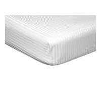 Belledorm 1200 Thread Cotton Sateen Count Superking Deep Fitted Sheet in White 38cm