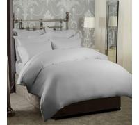 Belledorm 1200Thread Count Cotton Duvet Cover - Silver - Single - Silver - 100% Cotton