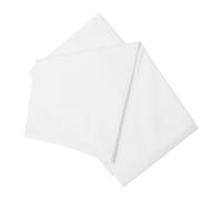 200 Thread Count Cotton Percale Flat Sheet - BM119 - White / King