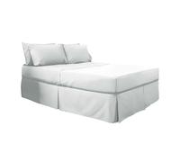 Belledorm 200 Thread Count Egyptian Blend Platform Valance - White - Single - White - 100% Cotton