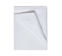400 Thread Count Egyptian Cotton Flat Sheet - BM134 - White / King