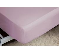 Belledorm 400 Thread Count Single Ply Egyptian Cotton Size Bed Fitted Sheet 30cm Deep (Single 91cm x 191cm, Mulberry)