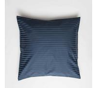 Belledorm 540 Thread Count Satin Stripe Continental Pillowcase - Navy - Navy - One Size