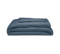 Belledorm 540 Thread Count Satin Stripe Duvet Cover Set Navy (Single)
