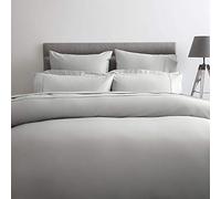 Belledorm 600 Thread Count 100% Cotton Sateen Duvet Cover, Platinum, King