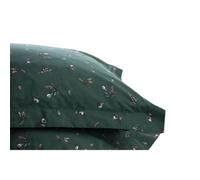 Belledorm Aiyla Oxford Pillowcase (Pack of 2)76cm x 51cm Bottle Green BM494