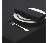Belledorm Amalfi Rectangular Table Cloth - Black - 132 x 178cm - Black