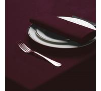 Belledorm Amalfi Rectangular Table Cloth - Maroon - 132 x 178cm - Maroon