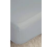 Belledorm Bamboo 300 Thread Count 38cm Fitted Sheet in Light Grey | Size: Single Belledorm Light Grey Single