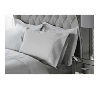 Belledorm Bamboo Housewife Pillowcase (Pack of 2) - Platinum - 76cm x 51cm - Platinum - 70% Bamboo/30% Cotton