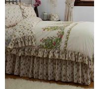 Belledorm Bella Mae Duvet Cover - Ivory - Ivory - Single