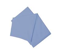 Belledorm Blue Flat Sheet, 200 Thread Count Percale (Double, Sky Blue)