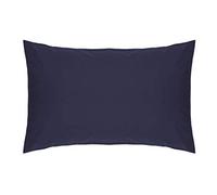 Belledorm Blue Housewife Pillowcase - 200 Thread Count Percale - Navy