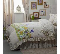 Belledorm Bluebell Meadow Duvet Cover (Single) (Ivory)