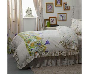 Belledorm Bluebell Meadow Duvet Cover (Single) (Ivory)