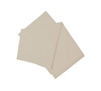 Belledorm Brown Flat Sheet, 200 Thread Count Percale | (King Size, Mushroom)