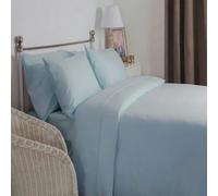 Belledorm Brushed Cotton Extra Deep Fitted Sheet - Blue - Blue - Kingsize