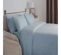 Belledorm Brushed Cotton Extra Deep Fitted Sheet Blue (Single)