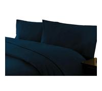 Belledorm Brushed Cotton Extra Deep Fitted Sheet - Navy - Navy - Single