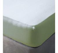Belledorm Brushed Cotton Extra Deep Fitted Sheet (Single) (Green Apple)