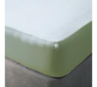 Belledorm Brushed Cotton Fitted Sheet - Green Apple - Kingsize - Green Apple
