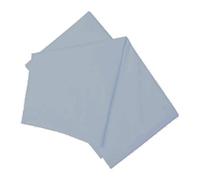 Belledorm Brushed Cotton Flat Sheet (Double) (Blue)