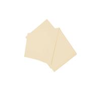 Belledorm 100% Brushed Cotton Flannelette Flat Sheet, Cream, Double
