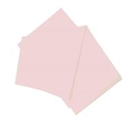 Belledorm Brushed Cotton Flat Sheet - Powder Pink - Single - Powder Pink